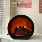 Fireplace Lantern Soft Light Energy Saving USB Rechargeable Simulation LED Flame Fireplace Lamp Home Decoration Craft