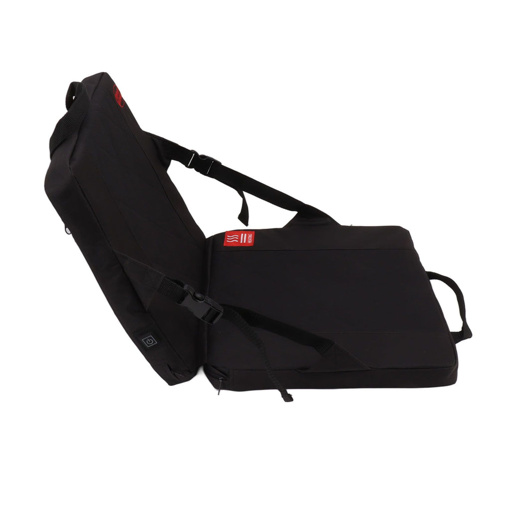 Portable Heating Pad Heated Stadium Cushion for Office Outdoor Camping Black