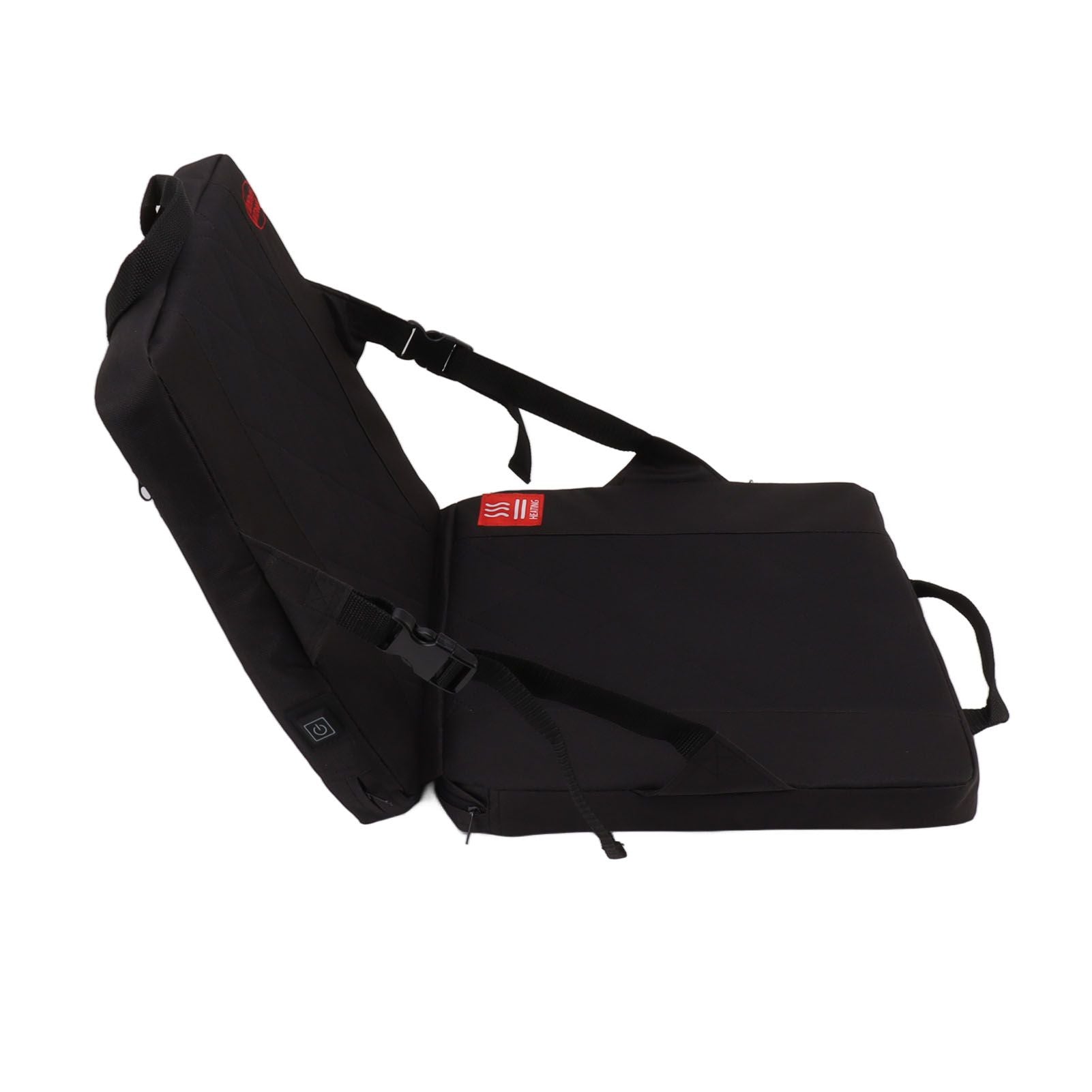 Portable Heating Pad Heated Stadium Cushion for Office Outdoor Camping Black