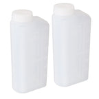2PCS 600ML 2 Stroke Oil Petrol Fuel Mix Bottle Professional Oil Mixing Bottle Container for Chainsaw Ironing Machine