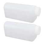 2PCS 600ML 2 Stroke Oil Petrol Fuel Mix Bottle Professional Oil Mixing Bottle Container for Chainsaw Ironing Machine