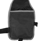 Fly Fishing Vest Breathable Lightweight Black Grey Oxford Cloth Multi Pocket Waistcoat for Camping