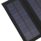 40W 4 Fold Solar Panel Charging Bag Folding Bag Foldable Monocrystalline Solar Panel Charger for Outdoor Camping Hiking Emergency Charging Black