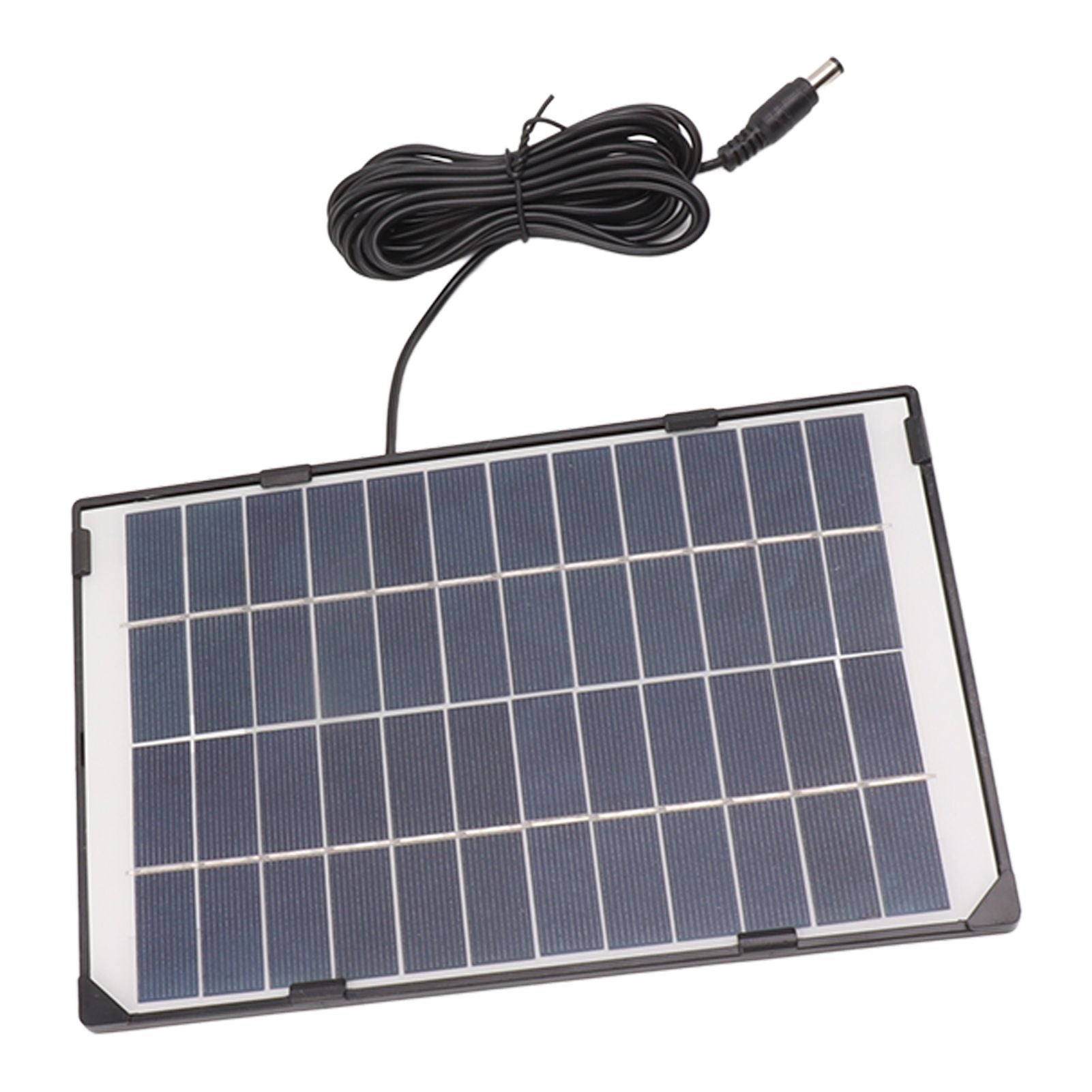 6W 12V Polycrystalline Silicon Solar Panel 6W 12V DC5521 Camera Solar Panel Outdoor Home Surveillance Lighting Charger
