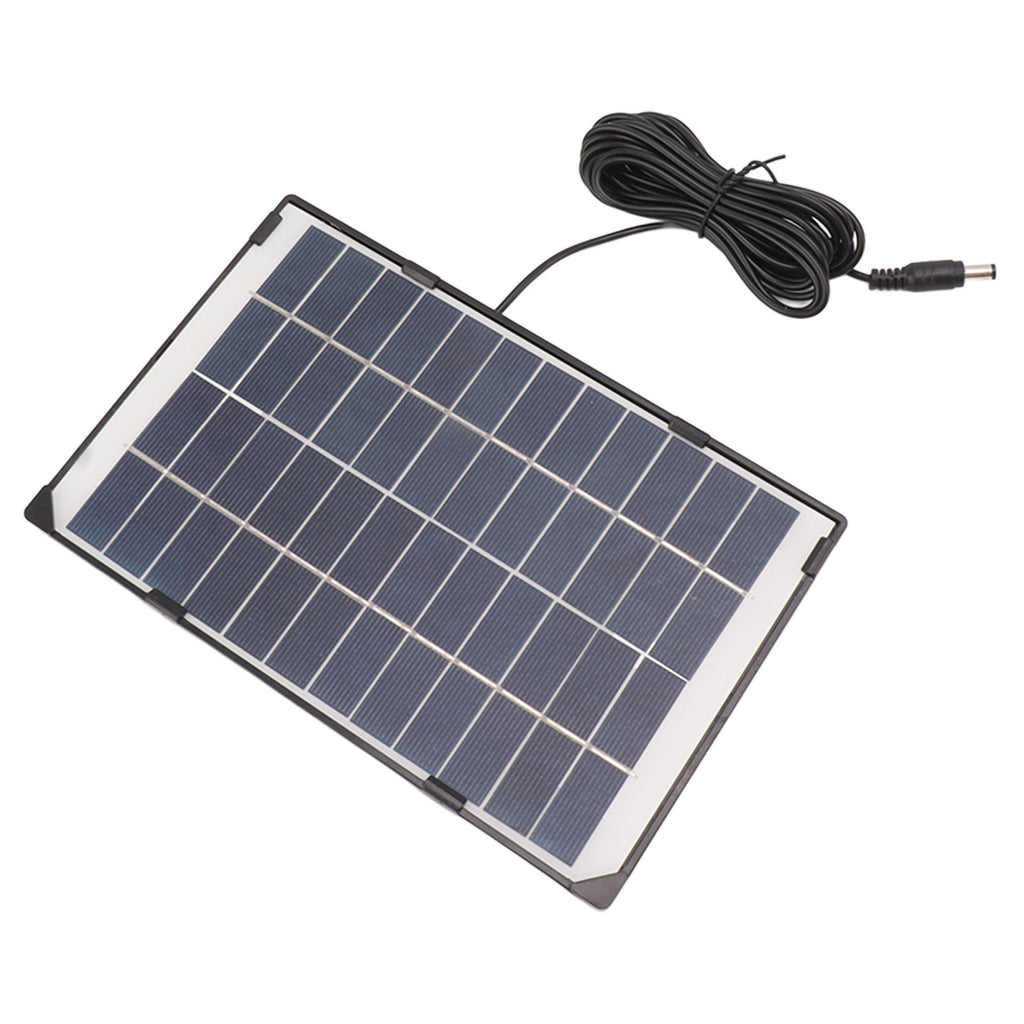 6W 12V Polycrystalline Silicon Solar Panel 6W 12V DC5521 Camera Solar Panel Outdoor Home Surveillance Lighting Charger