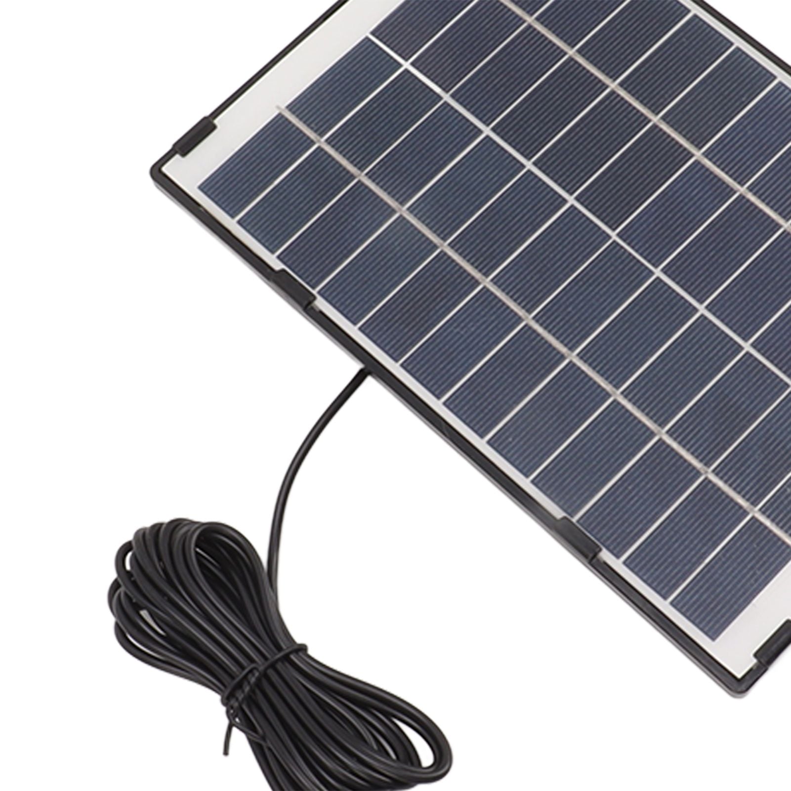 6W 12V Polycrystalline Silicon Solar Panel 6W 12V DC5521 Camera Solar Panel Outdoor Home Surveillance Lighting Charger