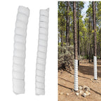 Tree Trunk Protector Plastic Spiral Tree Guard Tree Bark Protector Tube Wraps to Protect Saplings Plants From Deer Rabbit Rodents Mowers 2pcs
