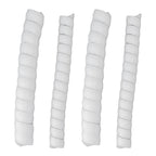Tree Trunk Protector Plastic Spiral Tree Guard Tree Bark Protector Tube Wraps to Protect Saplings Plants From Deer Rabbit Rodents Mowers 4pcs