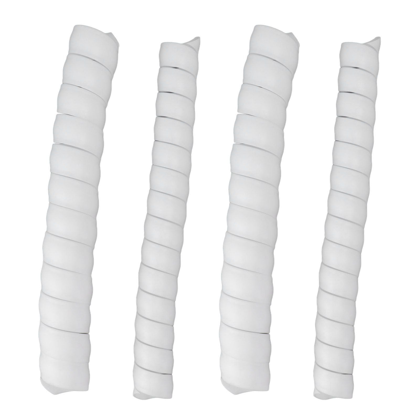 Tree Trunk Protector Plastic Spiral Tree Guard Tree Bark Protector Tube Wraps to Protect Saplings Plants From Deer Rabbit Rodents Mowers 4pcs