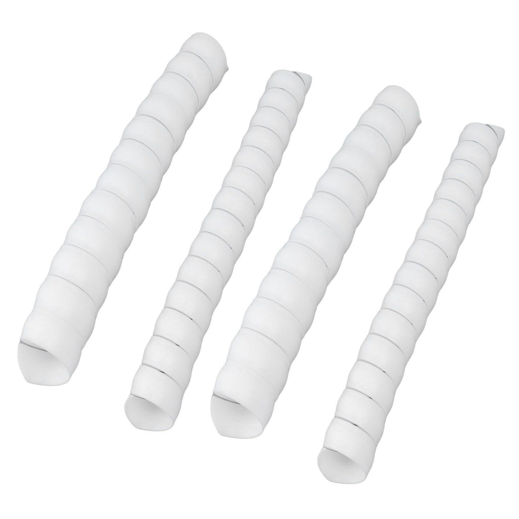 Tree Trunk Protector Plastic Spiral Tree Guard Tree Bark Protector Tube Wraps to Protect Saplings Plants From Deer Rabbit Rodents Mowers 4pcs