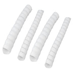 Tree Trunk Protector Plastic Spiral Tree Guard Tree Bark Protector Tube Wraps to Protect Saplings Plants From Deer Rabbit Rodents Mowers 4pcs