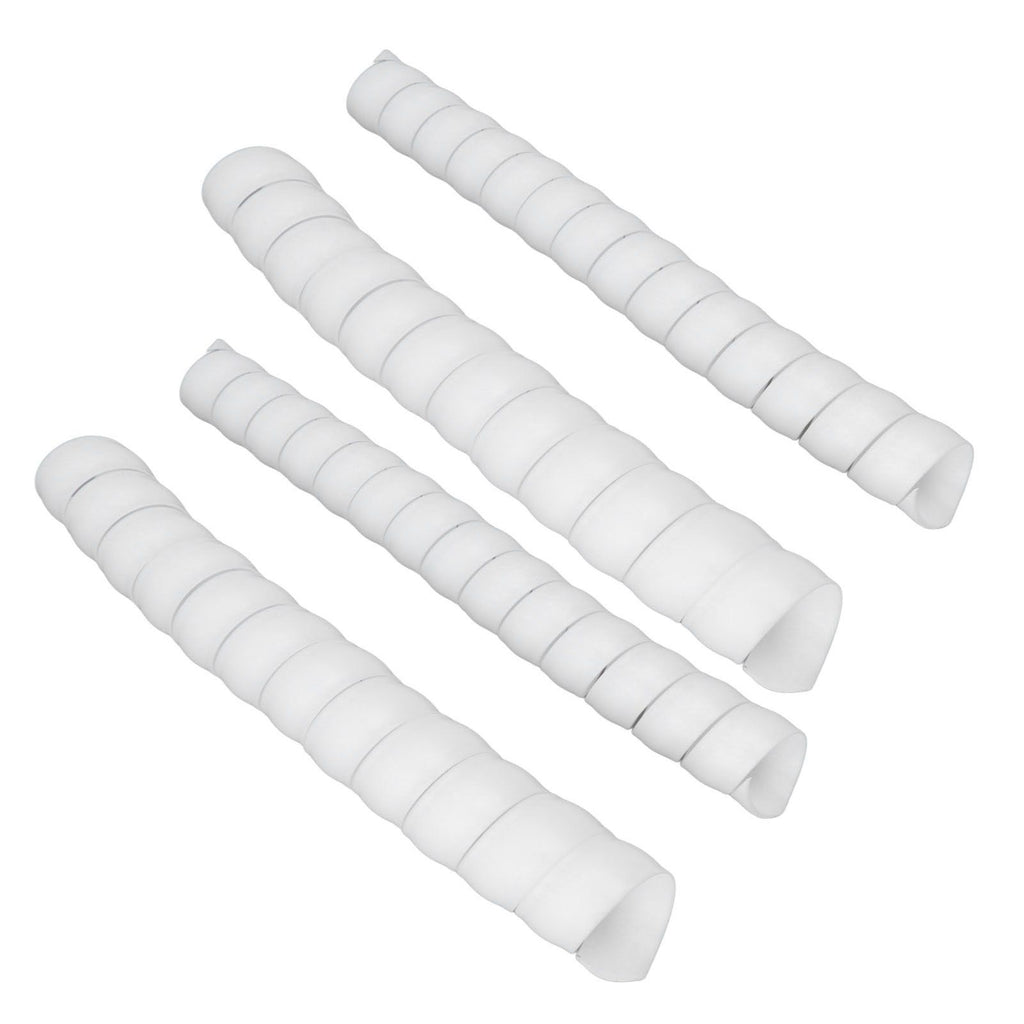 Tree Trunk Protector Plastic Spiral Tree Guard Tree Bark Protector Tube Wraps to Protect Saplings Plants From Deer Rabbit Rodents Mowers 4pcs