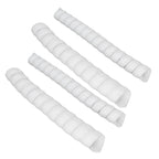 Tree Trunk Protector Plastic Spiral Tree Guard Tree Bark Protector Tube Wraps to Protect Saplings Plants From Deer Rabbit Rodents Mowers 4pcs