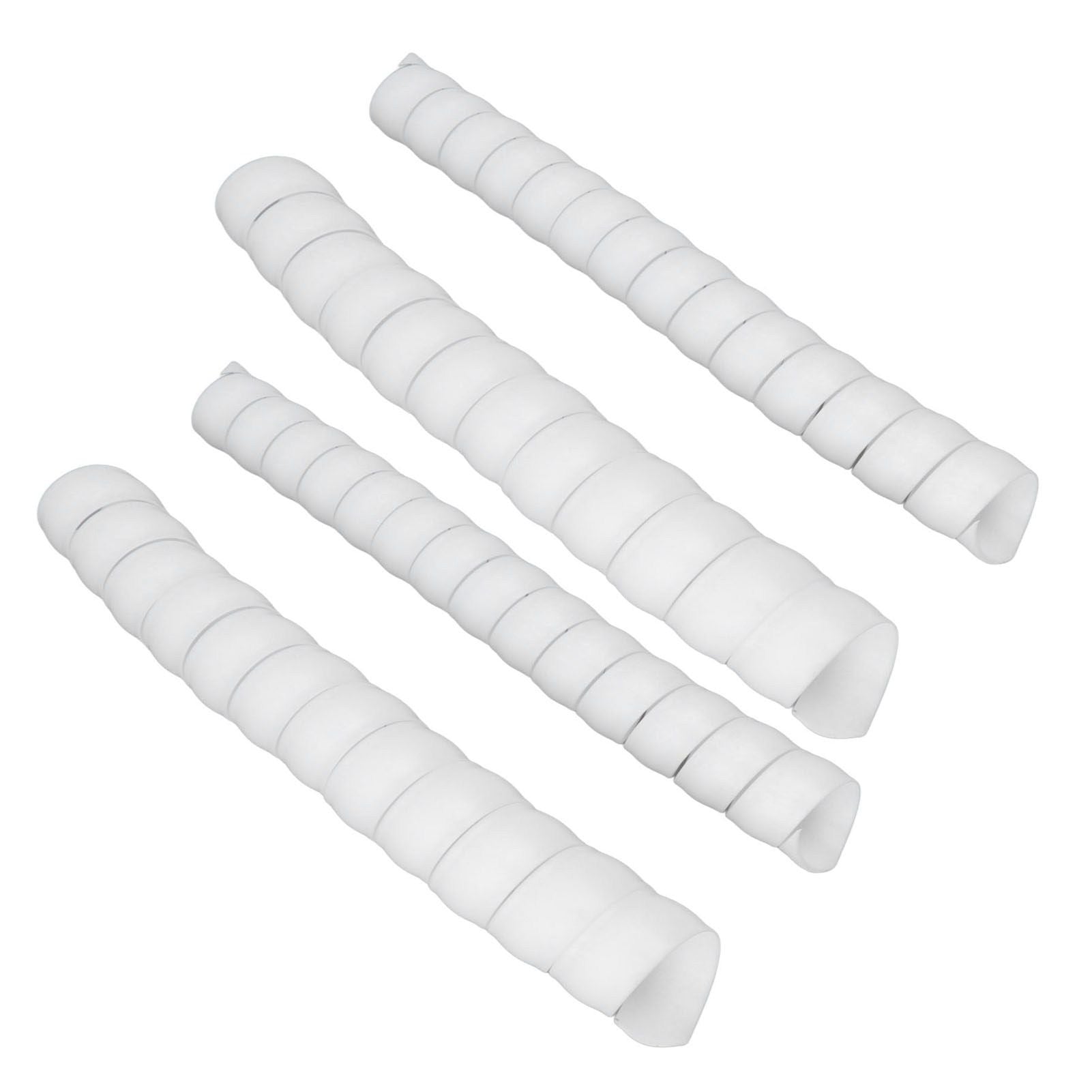 Tree Trunk Protector Plastic Spiral Tree Guard Tree Bark Protector Tube Wraps to Protect Saplings Plants From Deer Rabbit Rodents Mowers 4pcs