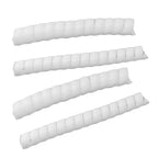 Tree Trunk Protector Plastic Spiral Tree Guard Tree Bark Protector Tube Wraps to Protect Saplings Plants From Deer Rabbit Rodents Mowers 4pcs