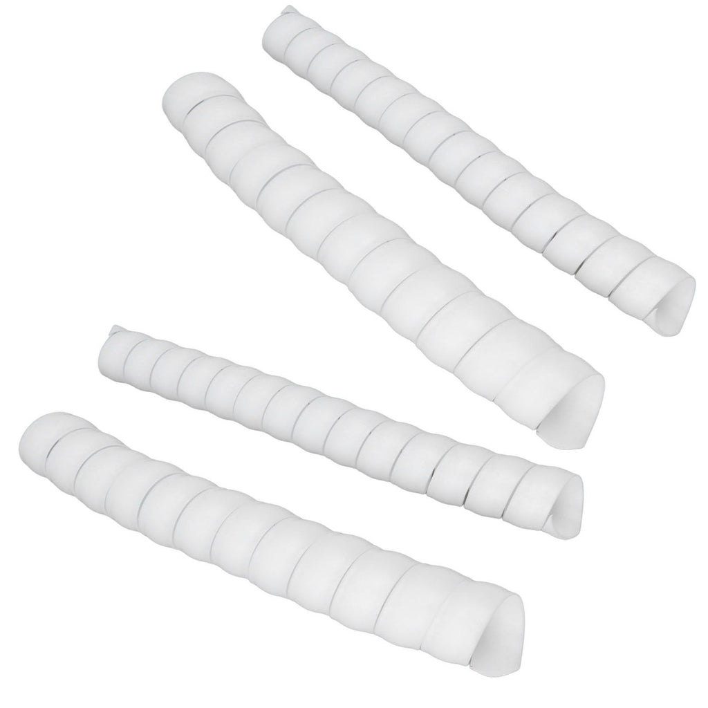 Tree Trunk Protector Plastic Spiral Tree Guard Tree Bark Protector Tube Wraps to Protect Saplings Plants From Deer Rabbit Rodents Mowers 4pcs