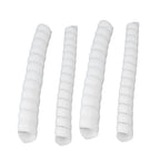 Tree Trunk Protector Plastic Spiral Tree Guard Tree Bark Protector Tube Wraps to Protect Saplings Plants From Deer Rabbit Rodents Mowers 4pcs