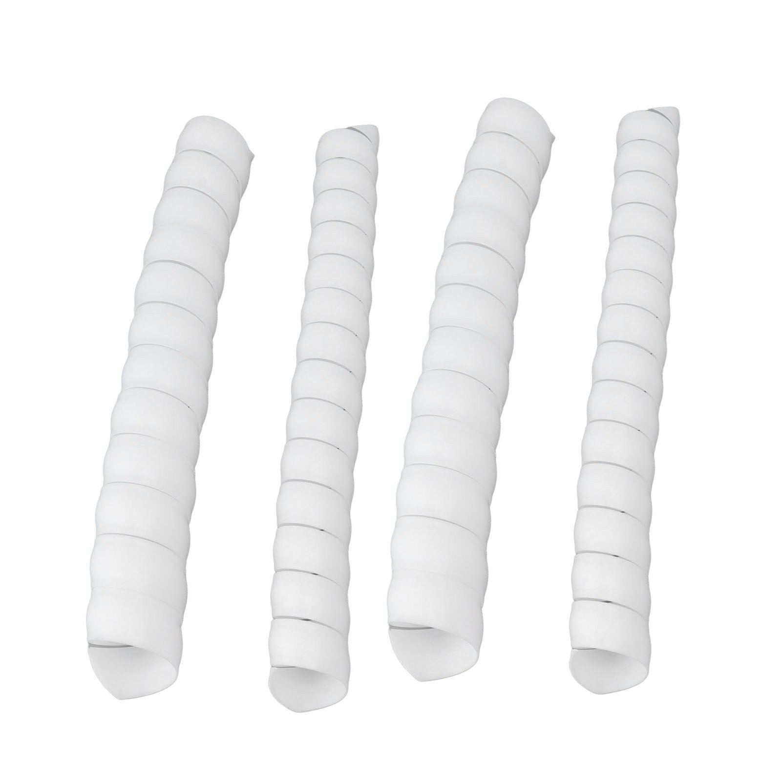 Tree Trunk Protector Plastic Spiral Tree Guard Tree Bark Protector Tube Wraps to Protect Saplings Plants From Deer Rabbit Rodents Mowers 4pcs