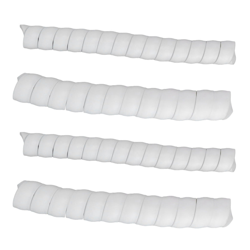 Tree Trunk Protector Plastic Spiral Tree Guard Tree Bark Protector Tube Wraps to Protect Saplings Plants From Deer Rabbit Rodents Mowers 4pcs