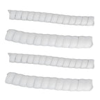 Tree Trunk Protector Plastic Spiral Tree Guard Tree Bark Protector Tube Wraps to Protect Saplings Plants From Deer Rabbit Rodents Mowers 4pcs