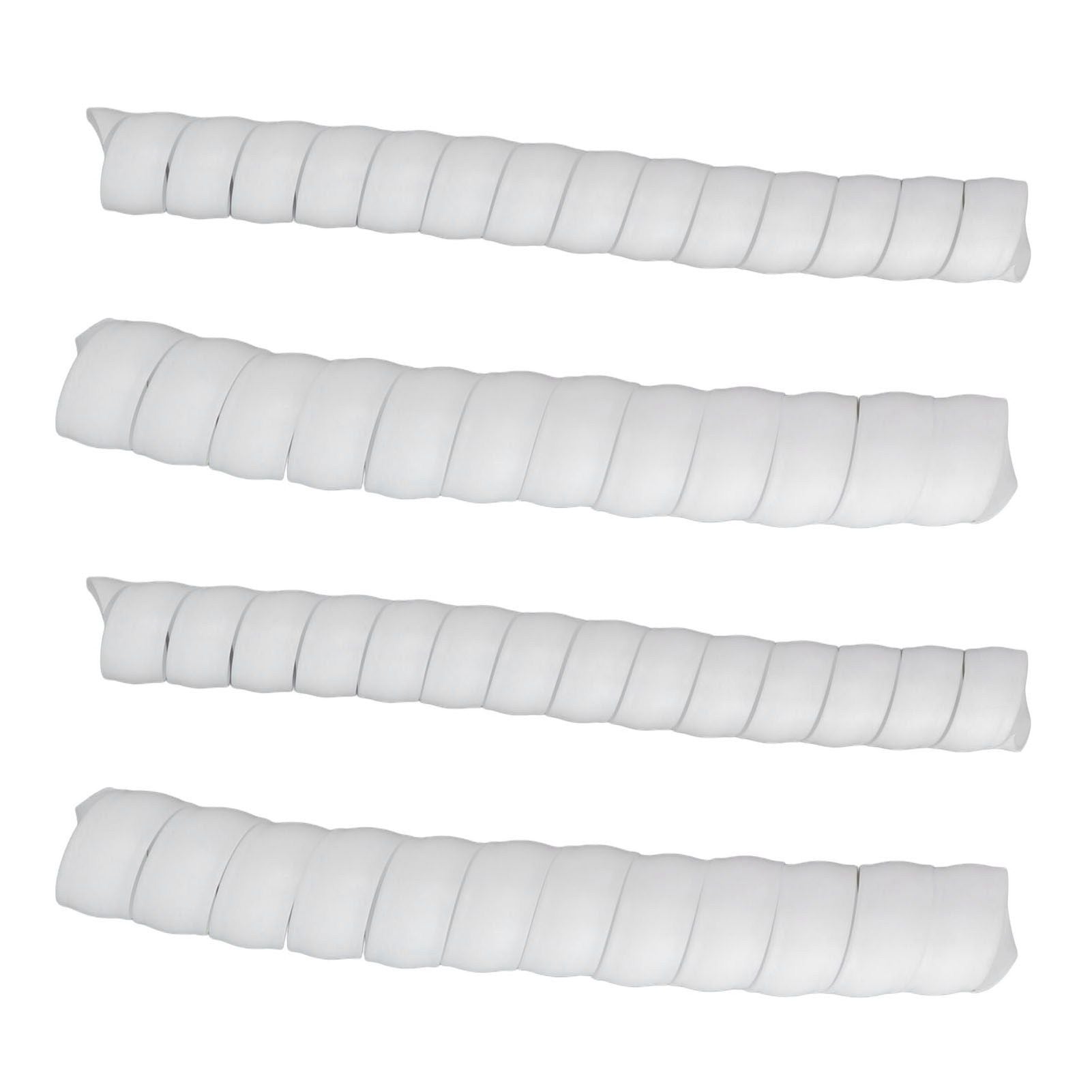 Tree Trunk Protector Plastic Spiral Tree Guard Tree Bark Protector Tube Wraps to Protect Saplings Plants From Deer Rabbit Rodents Mowers 4pcs