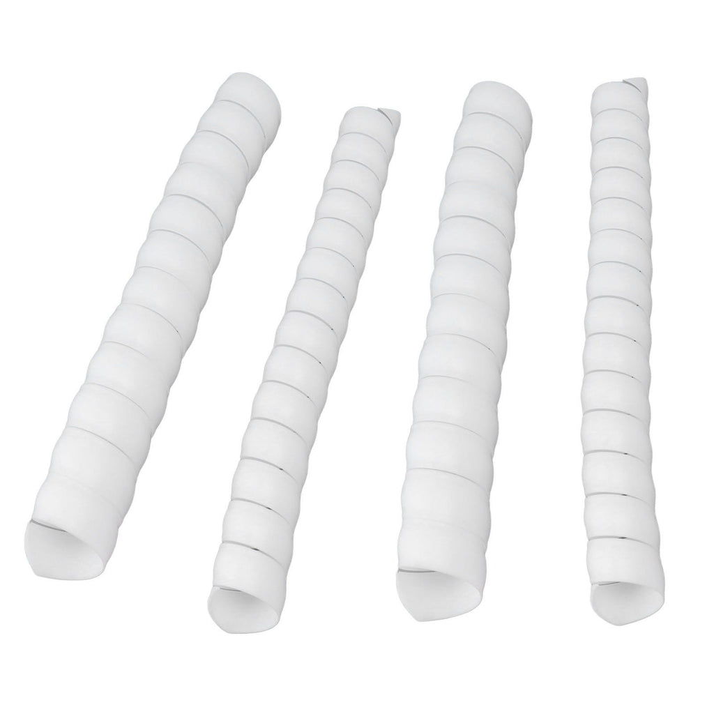 Tree Trunk Protector Plastic Spiral Tree Guard Tree Bark Protector Tube Wraps to Protect Saplings Plants From Deer Rabbit Rodents Mowers 4pcs