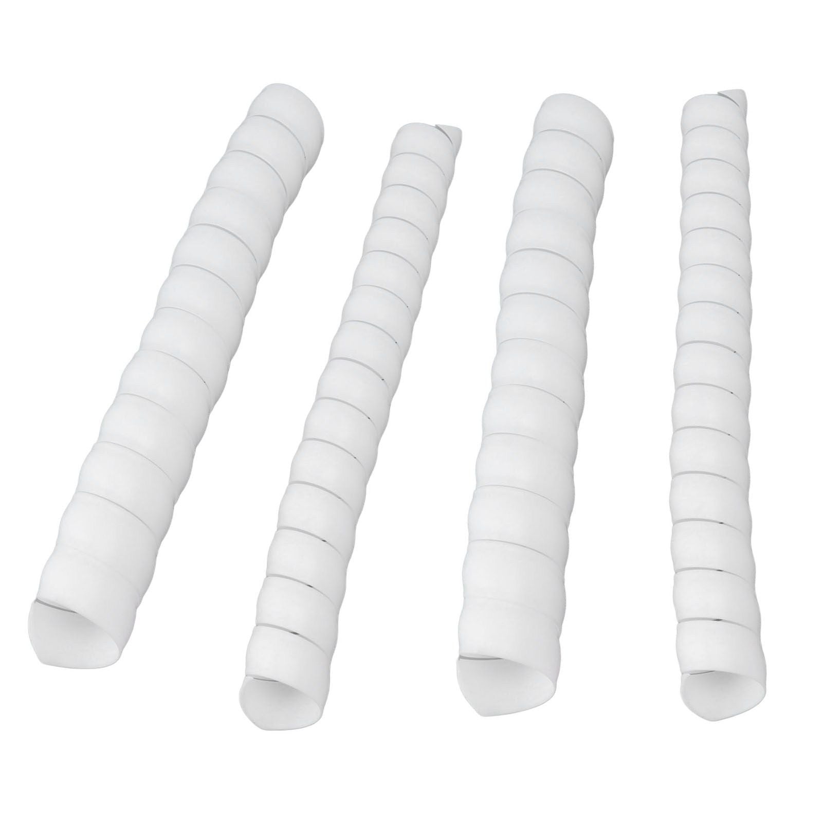 Tree Trunk Protector Plastic Spiral Tree Guard Tree Bark Protector Tube Wraps to Protect Saplings Plants From Deer Rabbit Rodents Mowers 4pcs