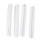 Tree Trunk Protector Plastic Tree Bark Protector Wrap Grow Tubes to Protect Saplings Plants From Deer Rabbit Cats Rodents Mowers 4Pcs