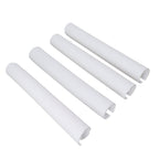 Tree Trunk Protector Plastic Tree Bark Protector Wrap Grow Tubes to Protect Saplings Plants From Deer Rabbit Cats Rodents Mowers 4Pcs