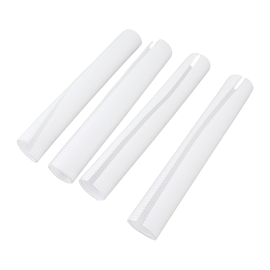 Tree Trunk Protector Plastic Tree Bark Protector Wrap Grow Tubes to Protect Saplings Plants From Deer Rabbit Cats Rodents Mowers 4Pcs