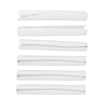 Tree Trunk Protector Plastic Tree Bark Protector Wrap Grow Tubes to Protect Saplings Plants From Deer Rabbit Cats Rodents Mowers 6Pcs