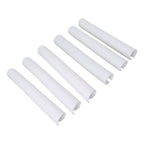 Tree Trunk Protector Plastic Tree Bark Protector Wrap Grow Tubes to Protect Saplings Plants From Deer Rabbit Cats Rodents Mowers 6Pcs