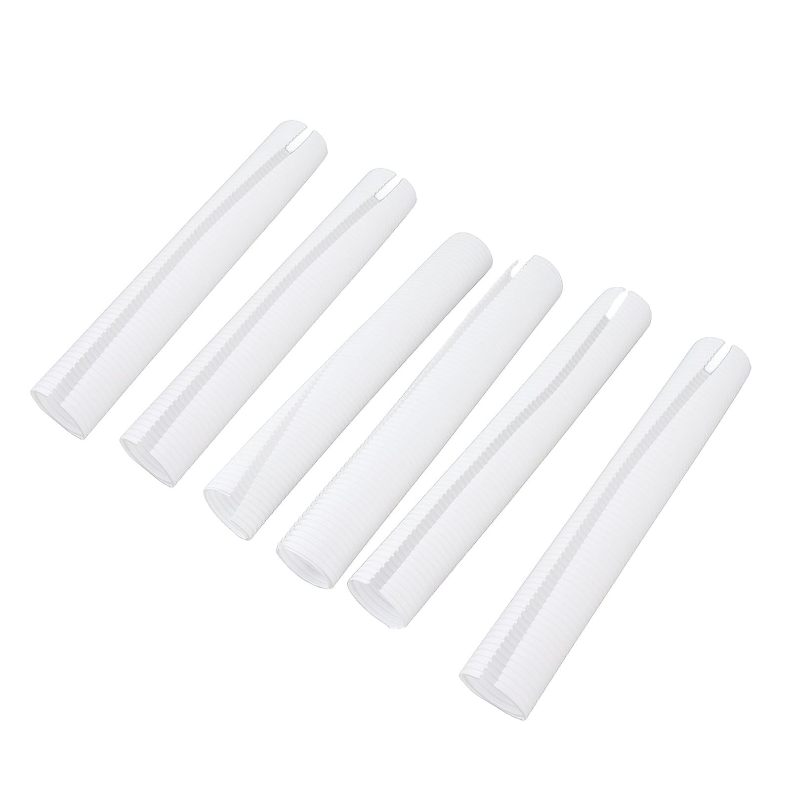 Tree Trunk Protector Plastic Tree Bark Protector Wrap Grow Tubes to Protect Saplings Plants From Deer Rabbit Cats Rodents Mowers 6Pcs