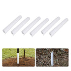 Tree Trunk Protector Plastic Tree Bark Protector Wrap Grow Tubes to Protect Saplings Plants From Deer Rabbit Cats Rodents Mowers 6Pcs