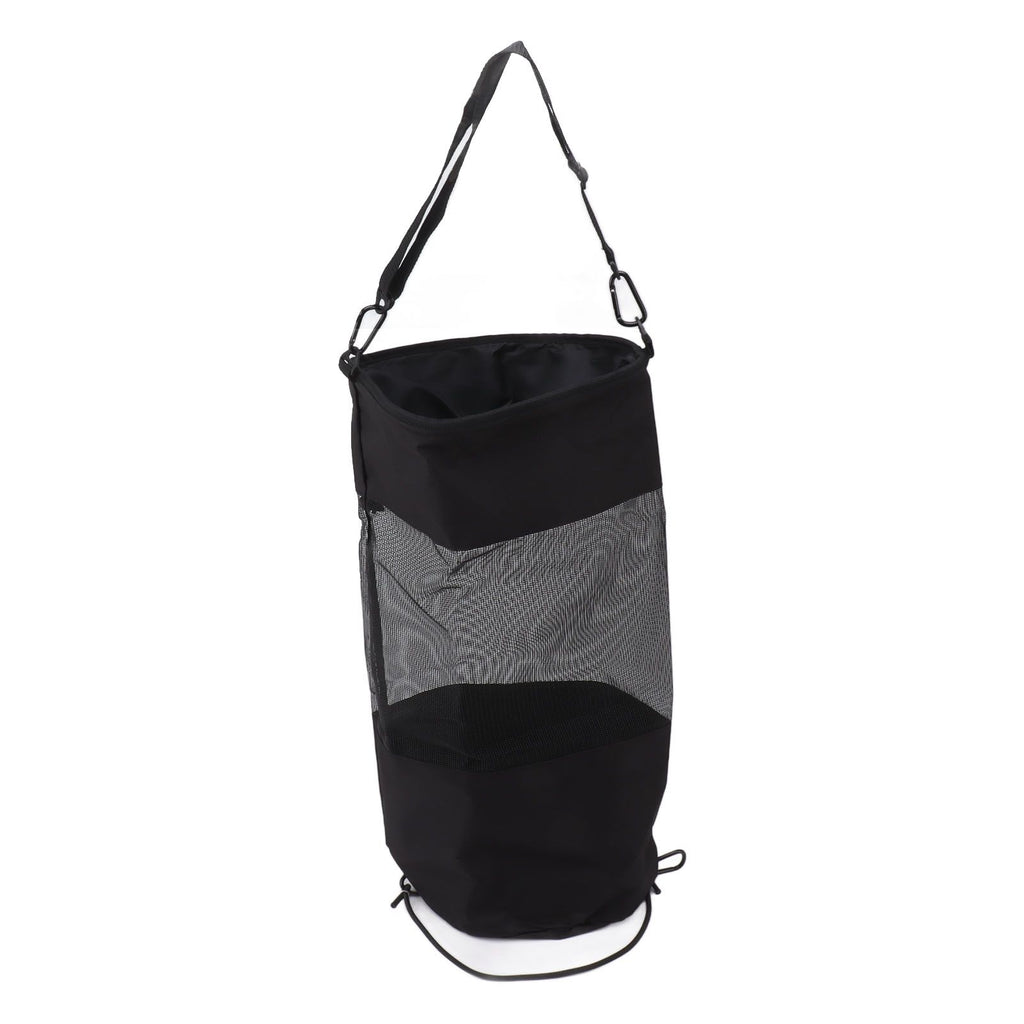 Boat Trash Bag Cylinder Shape Large Capacity Leakage Proof Folding Boat Garbage Container for Home Camping Car