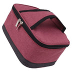 USB Heating Insulation Bag Portable Electric Heating Food Container Constant Temperature Heating Bag for Outdoor Wine Red