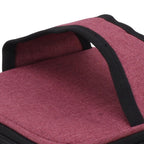 USB Heating Insulation Bag Portable Electric Heating Food Container Constant Temperature Heating Bag for Outdoor Wine Red