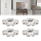 4Pcs Mini Zinc Alloy Cross Hidden Hinge 180 Degree Swing Jewelry Box Invisible Hinge