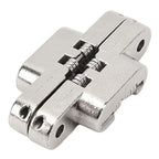 4Pcs Mini Zinc Alloy Cross Hidden Hinge 180 Degree Swing Jewelry Box Invisible Hinge