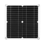 12W 12V Solar Panel Kit Semi Flexible Monocrystalline IP65 Waterproof Portable Solar Charger with 100A Controller for RV