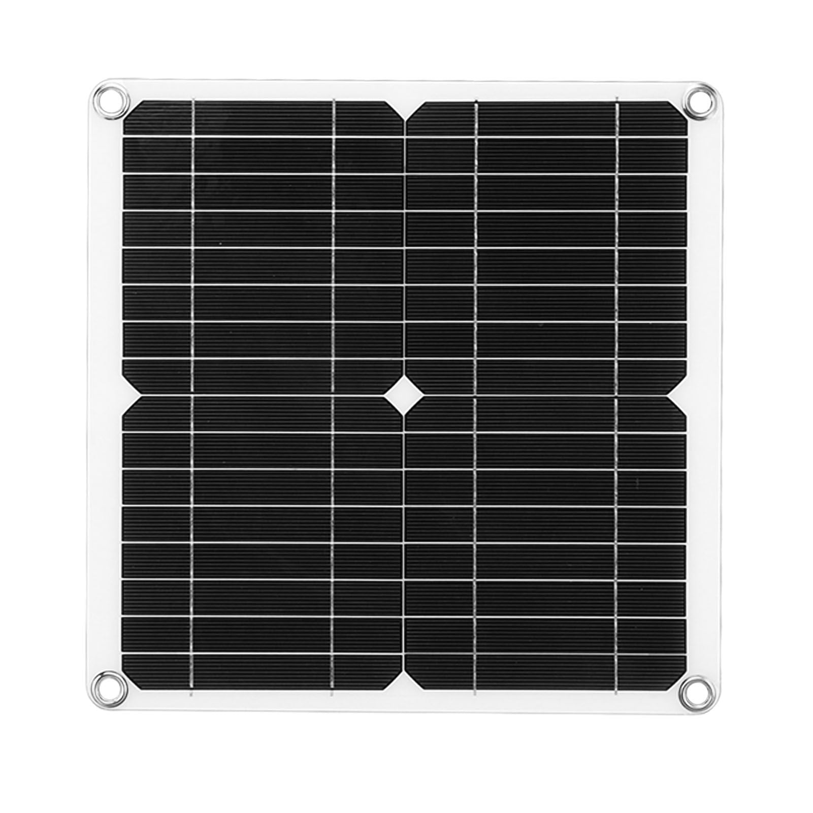 12W 12V Solar Panel Kit Semi Flexible Monocrystalline IP65 Waterproof Portable Solar Charger with 100A Controller for RV