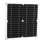 12W 12V Solar Panel Kit Semi Flexible Monocrystalline IP65 Waterproof Portable Solar Charger with 100A Controller for RV