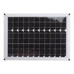 100W 18V Solar Panel Battery Charger Kit Monocrystalline Silicon Solar Panel with Dual USB Controller for Car RV Marine Boat