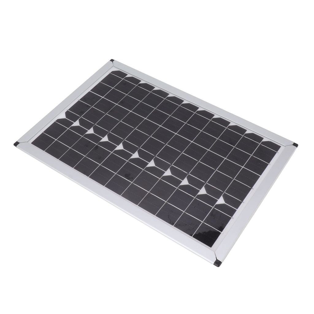 100W 18V Solar Panel Battery Charger Kit Monocrystalline Silicon Solar Panel with Dual USB Controller for Car RV Marine Boat