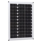 100W 18V Solar Panel Battery Charger Kit Monocrystalline Silicon Solar Panel with Dual USB Controller for Car RV Marine Boat