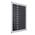 100W 18V Solar Panel Battery Charger Kit Monocrystalline Silicon Solar Panel with Dual USB Controller for Car RV Marine Boat