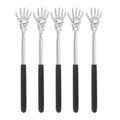 5Pcs Extendable Back Massager Stainless Steel Telescopic Portable Retractable Rear Back Scratcher