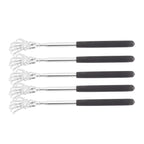 5Pcs Extendable Back Massager Stainless Steel Telescopic Portable Retractable Rear Back Scratcher