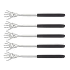 5Pcs Extendable Back Massager Stainless Steel Telescopic Portable Retractable Rear Back Scratcher