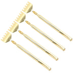 4PCS Extendable Back Scratcher Portable Stainless Steel Telescoping Back Scratcher for Massage